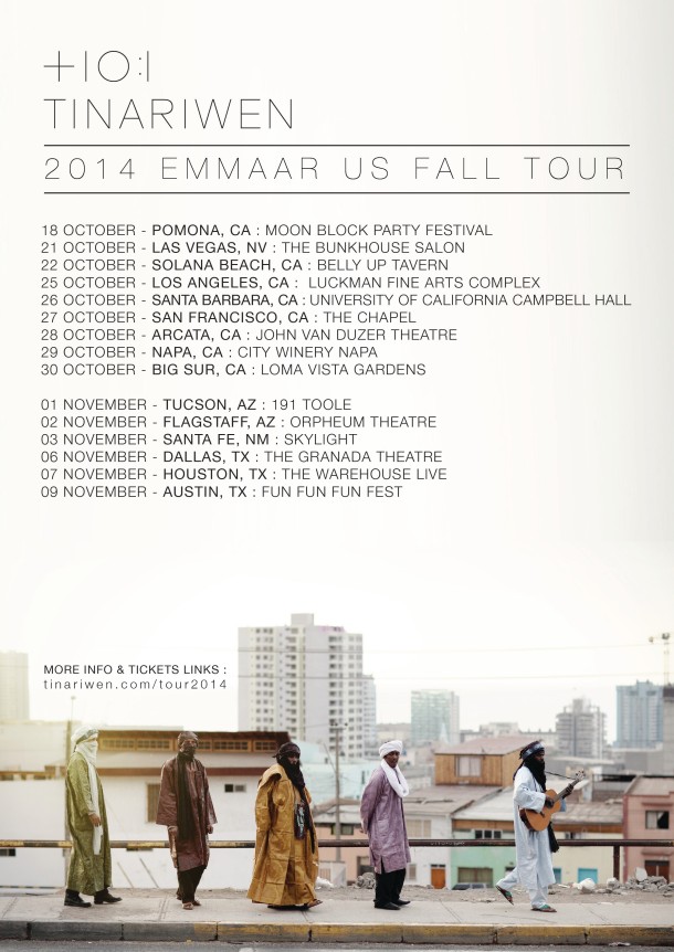 Tinariwen Fall Tour