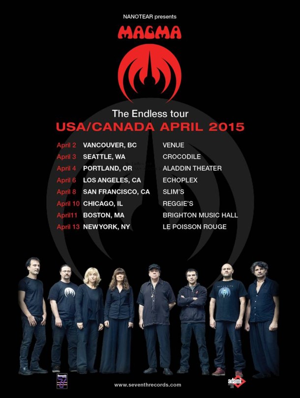 Magma to Tour USA