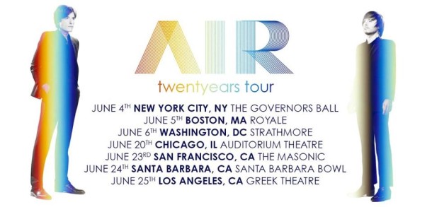 Air Announce First US Tour in 7 Years