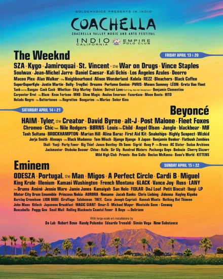Artists “made in France” at Coachella 2018
