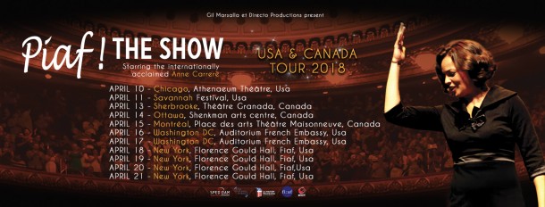 Piaf! The Show on Tour in the US in April!