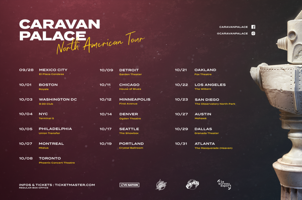 Caravan Palace on tour